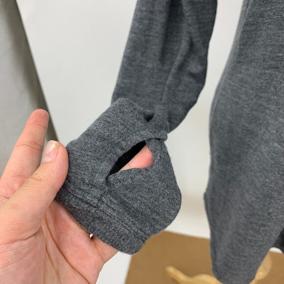 Athleta Studio Scoop Neck Sweater Womens XS Extra Small Oversized Thumbholes Top - Picture 5 of 13